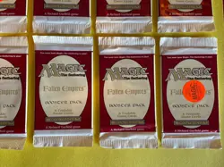 12 MTG Magic the Gathering Fallen Empires Booster Packs 1994 Factory Sealed - Image 5