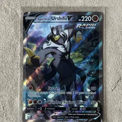 Pokemon Rapid Strike Urshifu V Full Art Ultra Rare Holo 153/163 Battle Styles - Image 2