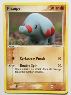 Phanpy 69/107 VLP - Yuka Morii Clay Art - EX Deoxys 2005 Pokemon Card - Image 1