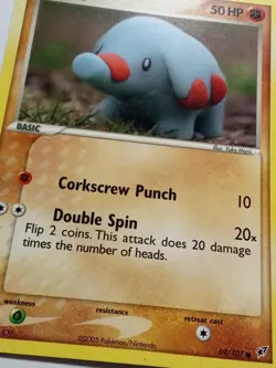 Phanpy 69/107 VLP - Yuka Morii Clay Art - EX Deoxys 2005 Pokemon Card - Image 2