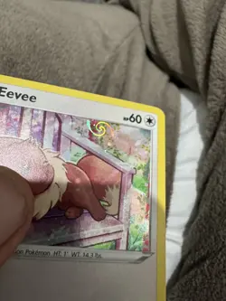 Pokemon Card Eevee SWSH175 SWSH Black Star Promo Rare HD Swirl Near Mint - Image 2