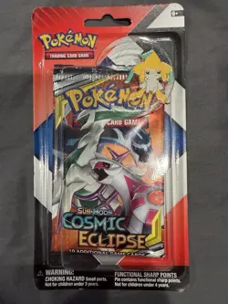 2 Pokemon Cosmic Eclipse & Chilling Reign 2 pack Blister w/ pin - Sealed - Image 4