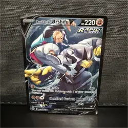 Pokemon Rapid Strike Urshifu V Ultra Rare Holo TG20/TG30 Brilliant Stars English - Image 1