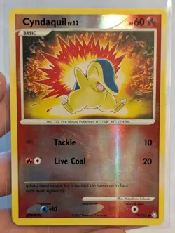 Cyndaquil 79/123 LP | DP: Mysterious Treasures | Pokemon TCG Reverse Holo - Image 1