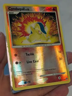 Cyndaquil 79/123 LP | DP: Mysterious Treasures | Pokemon TCG Reverse Holo - Image 2