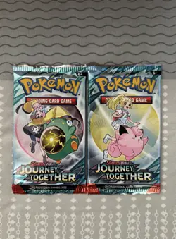 Journey Together Pokemon TCG Booster Pack Lot Of 60 Packs - Image 5