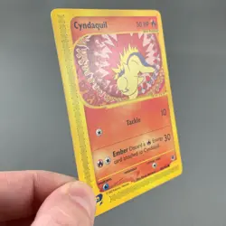 Cyndaquil 105/165 Expedition Base Regular Common Starter Pokemon Card 2002 NM - Image 3