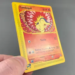 Cyndaquil 105/165 Expedition Base Regular Common Starter Pokemon Card 2002 NM - Image 4