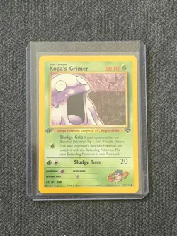 2000 Pokemon Gym Challenge 1st Edition Koga's Grimer #78/132 - Image 1