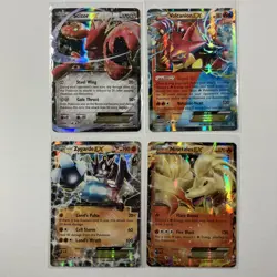 Pokemon TCG EX Lot: Scizor EX, Volcanion EX, Zygarde EX, Ninetales EX - Image 1