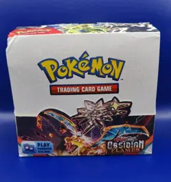 Obsidian Flames S&V EMPTY Booster Box Pokemon TCG Collector Display Box No Packs - Image 1
