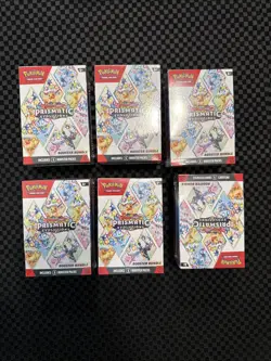 Pokemon TCG Prismatic Evolutions Booster Bundle Factory Sealed Lot Of 6 - Image 1