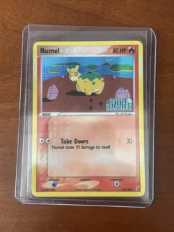 Numel 59/100 Crystal Guardians Reverse Holo Stamped Pokemon TCG LP/MP Condition - Image 2
