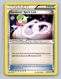 Gardevoir Spirit Link #101/114 Uncommon Pokemon TCG XY - Steam Siege - Image 1