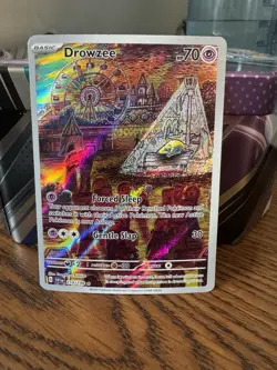 Pokemon Drowzee 210/198 Scarlet & Violet Base Set Illustration Rare NM - Image 4