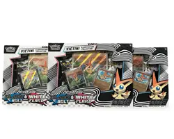 Lot of 3 - Pokemon TCG Victini Illustration Collection Box - NEW SEALED - Image 1