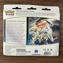 Pokemon TCG Brilliant Stars 3 Pack Blister Leafeon Promo - Image 2