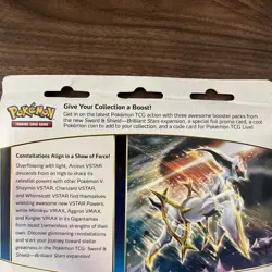Pokemon TCG Brilliant Stars 3 Pack Blister Leafeon Promo - Image 4