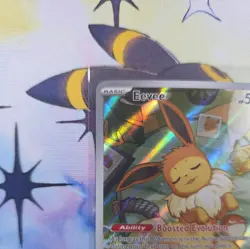 Pokemon TCG Eevee #173 Prismatic Evolutions ETB Black Star Holo - Image 2
