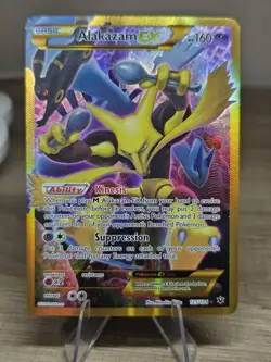 Pokemon XY Fates Collide Alakazam EX 125/124 Secret Rare English - Image 3