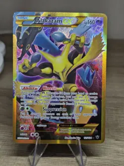 Pokemon XY Fates Collide Alakazam EX 125/124 Secret Rare English - Image 4