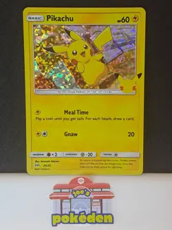 Pikachu 25/25 Holo McDonalds 25th Anniversary 2021 Pokemon TCG - NM/MT - Image 1
