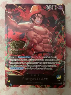 Portgas.D.Ace (2nd Anniversary Tournament) ST13-002 One Piece Card Game - Image 1