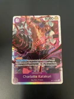 Charlotte Katakuri SR OP11-067 a Fist of Divine Speed English One Piece CCG TCG - Image 1