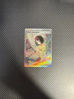 Pokemon TCG SV Scarlet & Violet 151 Erika's Invitation Card #203/165 - Image 1