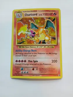 Pokemon TCG XY Evolutions Holo Rare Charizard Trading Card 11/108 2016 - Image 1