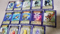 Digimon Bo Lot Bandai Vintage Cards Digibattle Angemon Holo Rare Series 3 Mix - Image 1