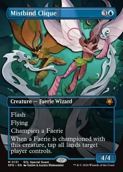 Mistbind Clique - Extended Art SPG NM MTG - Image 1