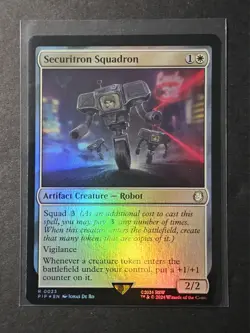 MTG Securitron Squadron Foil R 0023 Universes Beyond: Fallout - Image 1