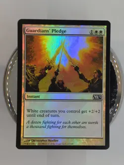 Guardians' Pledge FOIL Magic 2012 M12 NM Small Seller 💌 Fast Free Shipping! - Image 1