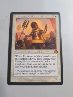 MTG: Recruiter of the Guard (Retro Frame) (LP): Modern Horizons 3 - Image 1