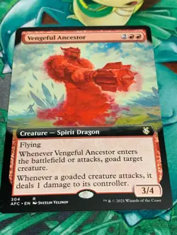 C469 MAGIC FORGOTTEN REALMS COMMANDER VENGEFUL ANCESTOR #304 EXTENDED ART NM MTG - Image 2
