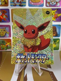 Pokemon Charizard Vintage Pocket Monsters Vending HOLO Prism Sticker 99 Nintendo - Image 1