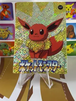 Pokemon Charizard Vintage Pocket Monsters Vending HOLO Prism Sticker 99 Nintendo - Image 4