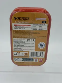 One Piece Tin Pack Set Vol. 2 Factory Sealed - Monkey D. Luffy Tin - OP-13 - Image 2