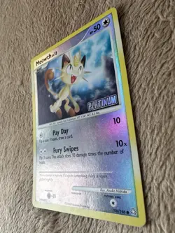 2008 Pokemon TCG DP Legends Awakened Meowth STAMPED Promo Rev Holo 106/146 LP - Image 2