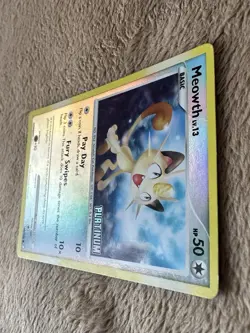 2008 Pokemon TCG DP Legends Awakened Meowth STAMPED Promo Rev Holo 106/146 LP - Image 3