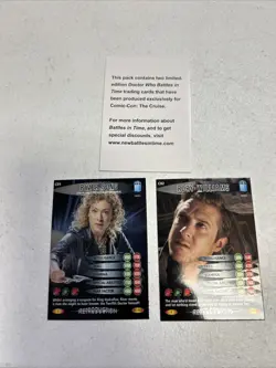 Doctor Who Battles In Time Comic Con Cruise 2026 Foil Card Set Song & Williams - Image 1