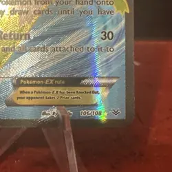 Shaymin EX - 106/108 - Pokemon Roaring Skies XY Full Art Ultra Rare Card - Image 5