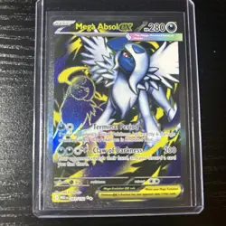 Mega Absol EX 161/132 ME01 Holo Full Art Mega Evolution Pokemon Card TCG - Image 1