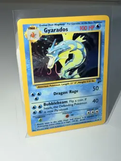 Pokemon Gyarados TCG Base Set 2 Holo Rare Card 7/130 Unlimited NM/LP - Image 3