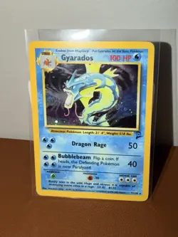 Pokemon Gyarados TCG Base Set 2 Holo Rare Card 7/130 Unlimited NM/LP - Image 4