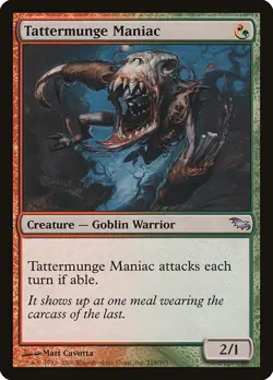1x Tattermunge Maniac - NM PACK FRESH - Shadowmoor - SPARROW MAGIC mtg - Image 1