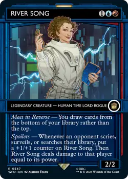RIVER SONG (Showcase) [Doctor Who] Magic MTG - Image 1