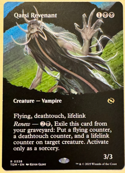 Qarsi Revenant #338 - Tarkir: Dragonstorm - normal - rare Borderless - Image 1