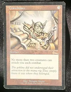 Mtg 🔥🔥 Crawlspace 🔥🔥 Urza's Legacy 🌟RARE🌟 MP/LP Magic The Gathering - Image 1